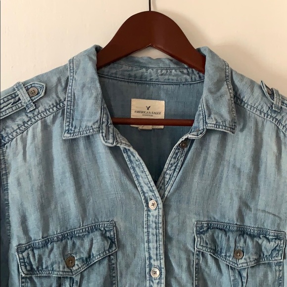 American Eagle Jean shirt - Picture 3 of 3